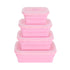 Silicone Folding Lunch Box Food Grade Microwave Bento Box